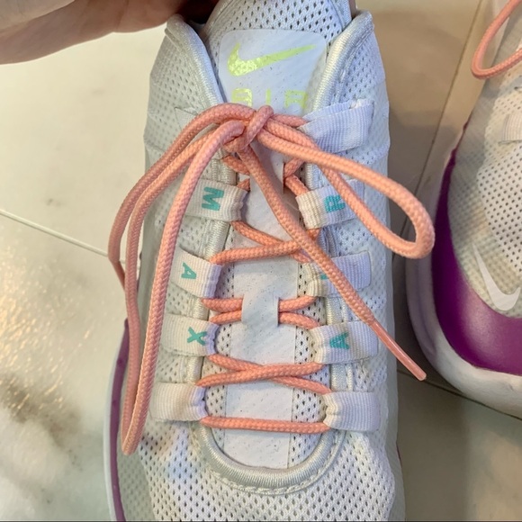 Nike air max axis running shoes women’s size 9.5 white purple - Picture 4 of 11